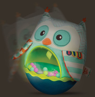 Sowa-kiwajka sensoryczna wańka-wstańka Owl Be Back B.Toys