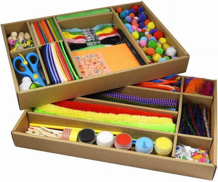 Zestaw DIY pudełko kreatywne 20 aktywności Buki