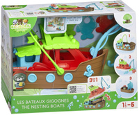 Zabawkowy kuter rybacki 3 w 1 Klorofil, statek i figurka