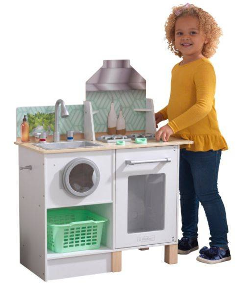 Kuchnia drewniana dla dzieci Whisk & Wash z pralnią KidKraft