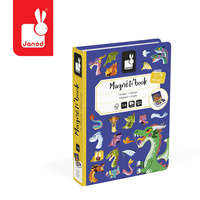 Magnetyczna układanka dla dzieci Smoki Janod