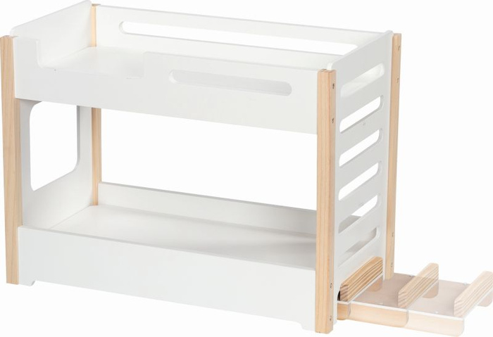 Łóżko piętrowe ze zjeżdżalnią Goki