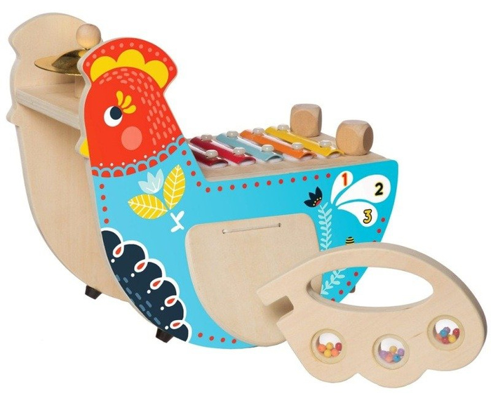 Instrumentalny kurczak. Centrum muzyczne Manhattan Toy