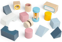 Drewniane klocki sensoryczne Bigjigs