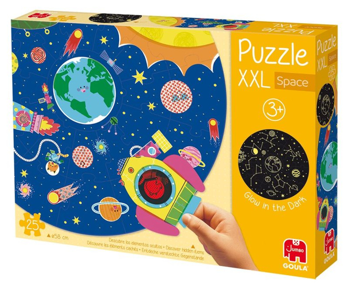 Puzzle okrągłe XXL kosmos Goula