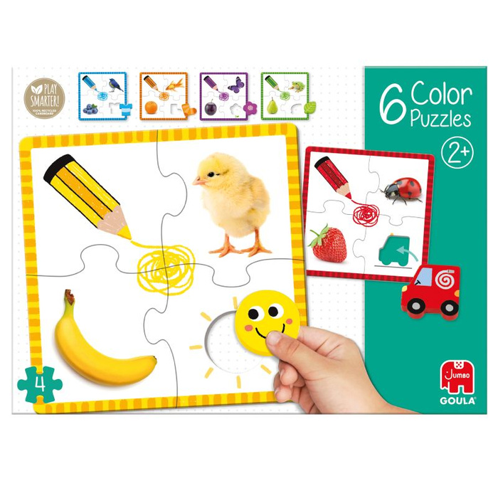 Puzzle poznaj kolory Goula
