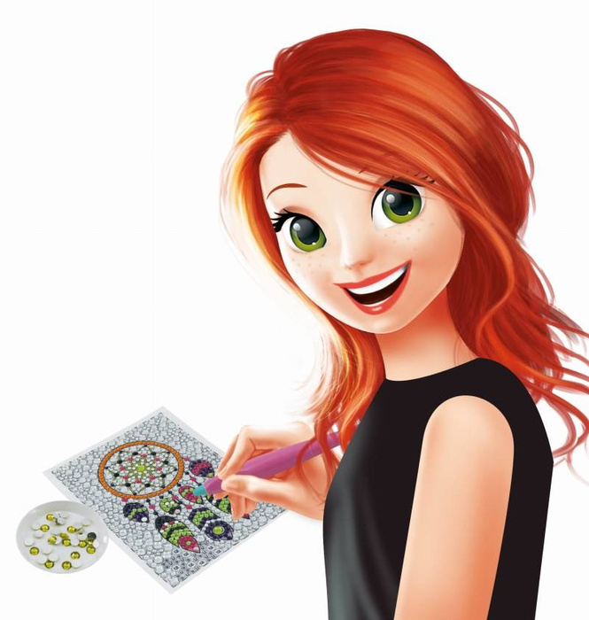 Mozaiki z kryształków - ŁAPACZ SNÓW DP006 Buki