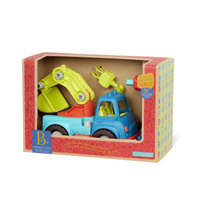 Happy Cruisers Ciężarówka budowlana 2w1 do demontażu i skręcania z wiertarką B.Toys