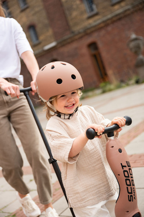 SCOOTANDRIDE Kask XXS-S dla dzieci 1-5 lat Mocha