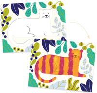 Zestaw kreatywny malowanie palcami dla dzieci Djeco