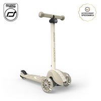 SCOOTANDRIDE Highwaykick 3S Hulajnoga z systemem sterowania 2w1 i kółkami LED składana 3+ Ash