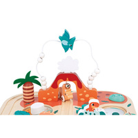 Stolik edukacyjny drewniany wielofunkcyjny Dinozaury Janod