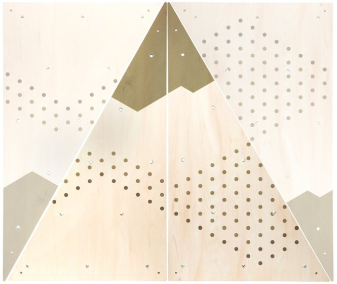 Drewniana ścianka do wspinaczki Adventure Small Foot