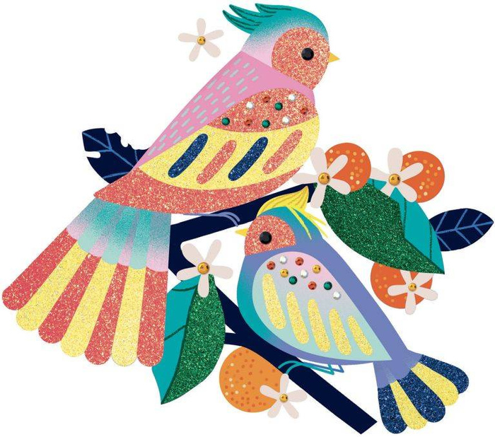 Zestaw artystyczny z cekinami i brokatem Raj Djeco