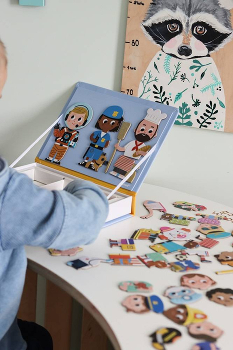 Magnetyczna układanka dla dzieci zawody Janod