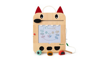 Drewniana tablica znikopis Wilk Louis Lilliputiens