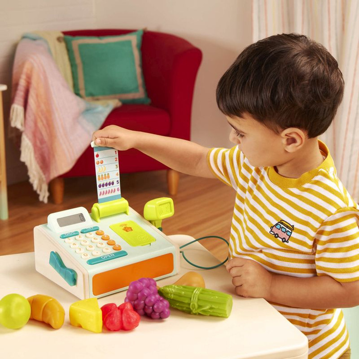 Interaktywna kasa sklepowa dla dzieci Mini Cashier Playset B.Toys