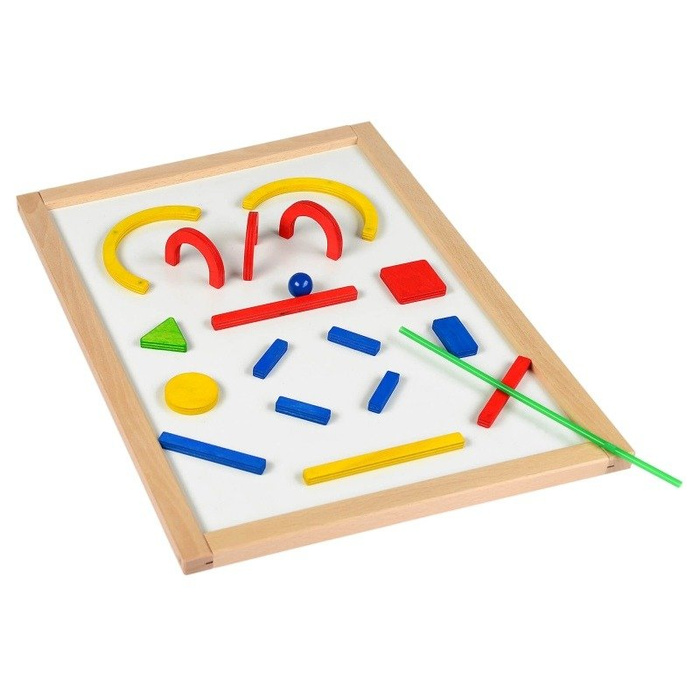 Magnetyczna układanka logopedyczna Lew- król dzikich zwierząt Pilch