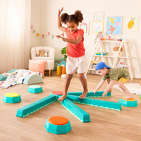 Zestaw modułowy Kombinacyjna ścieżka sensoryczna Balance & Build Set B.Toys