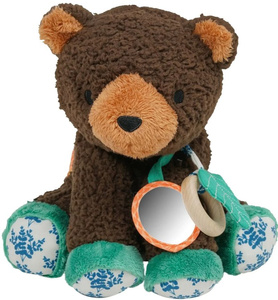 Miś przytulanka z gryzakiem i lusterkiem Manhattan Toy