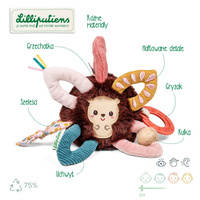 Miękka piłeczka aktywizująca Jeżyk Leon Lilliputiens