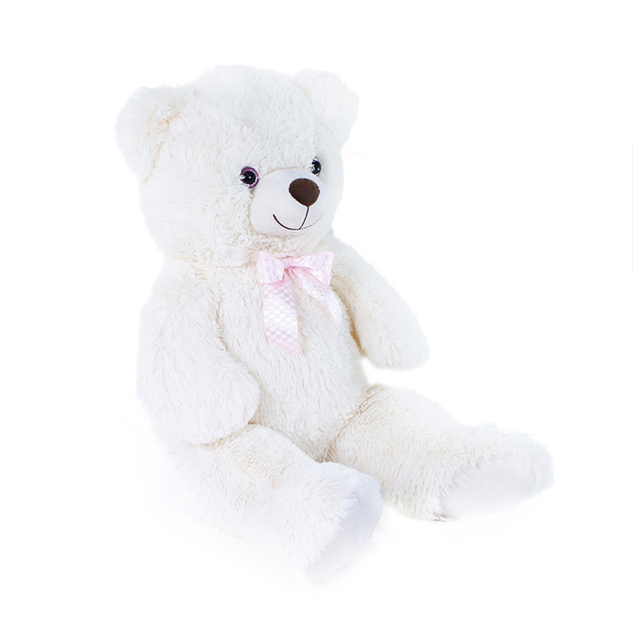 Maskotka dla dzieci duży biały miś Lily 78 cm Rappa