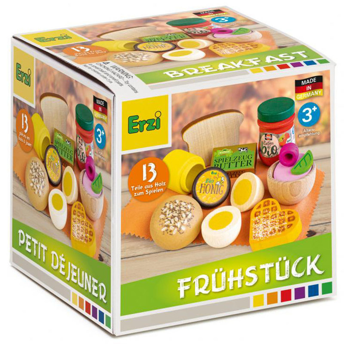 Drewniany zestaw do zabawy w kuchnię Śniadanie Erzi