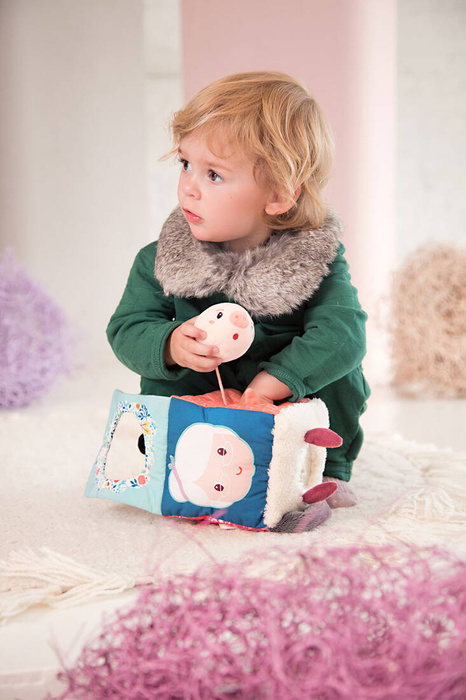 Kostka wielofunkcyjna miękka Wilk Louis Lilliputiens