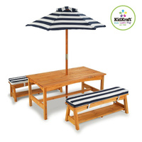 Drewniany zestaw ogrodowy z parasolem KidKraft