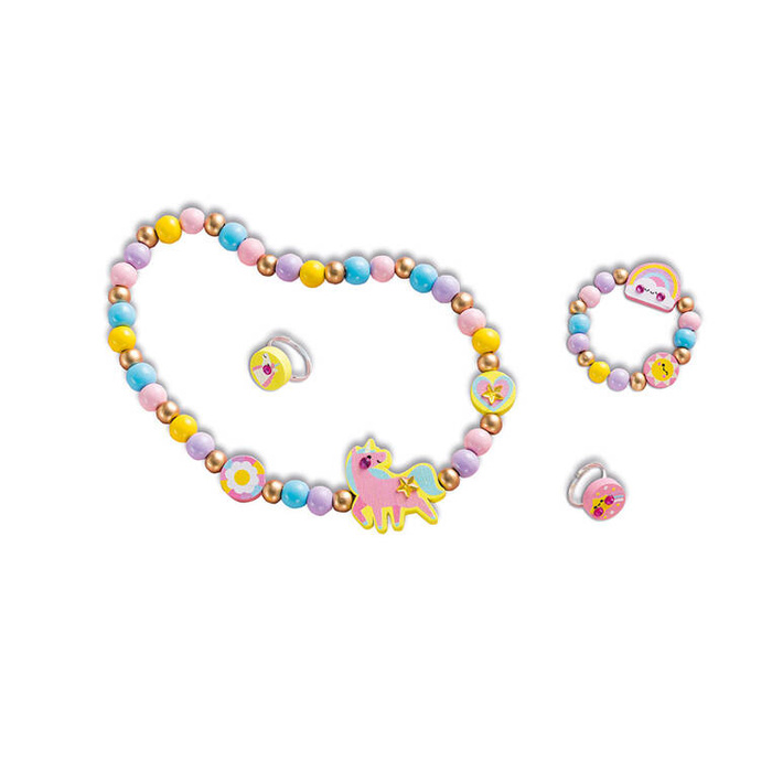 Zestaw kreatywny robienie biżuterii Tęczowa kraina Janod