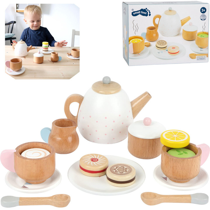 Drewniany zestaw do herbaty Wyborny smak Small Foot Design