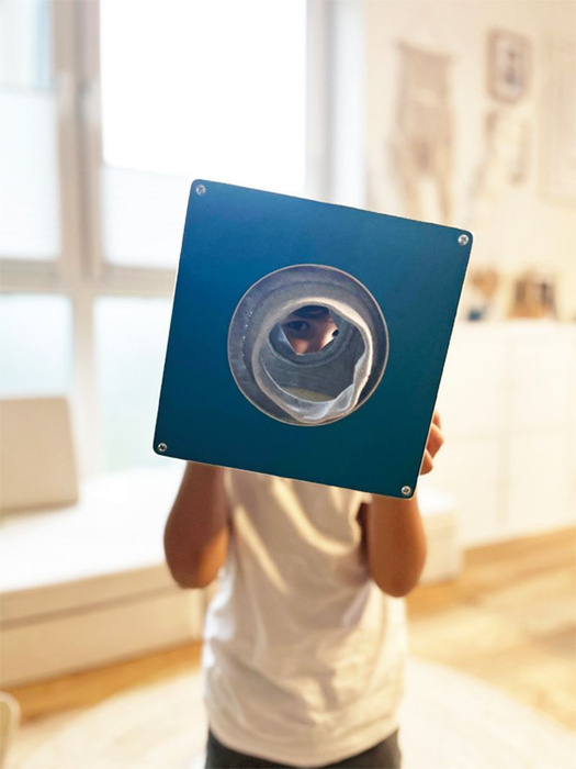 Mała drewniana skrzynka sensoryczna dotykowa Small Foot