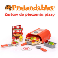 Pieczenie pizzy zestaw z drewnianymi akcesoriami Pretendables Fat Brain Toy