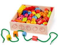Korale dla dzieci do nawlekania Bigjigs Toys