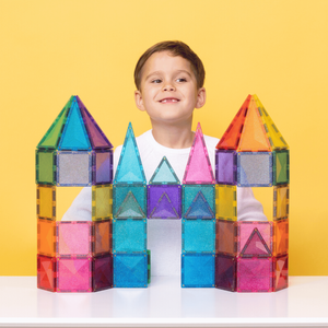 Klocki magnetyczne Glitter Castle Pack 48 el Connetix
