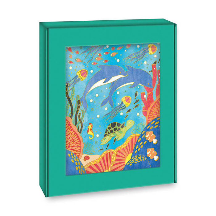 Artystyczny zestaw kreatywny Złote kontury Zwierzęta Janod