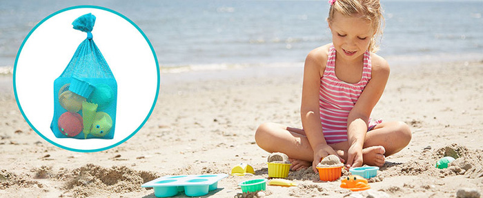 Foremki do piasku wody zabawa na plaży babeczki Melissa and Doug