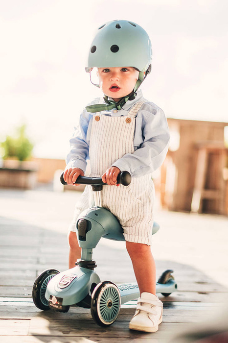 SCOOTANDRIDE Highwaykick1 2w1 Jeździk i hulajnoga 1-5 lat Steel