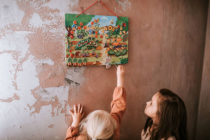 Magnetyczna układanka Mój magiczny ogród 3-6 lat, Janod