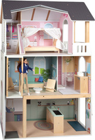 Duży domek dla lalek z drewna Willa z dodatkami Small Foot