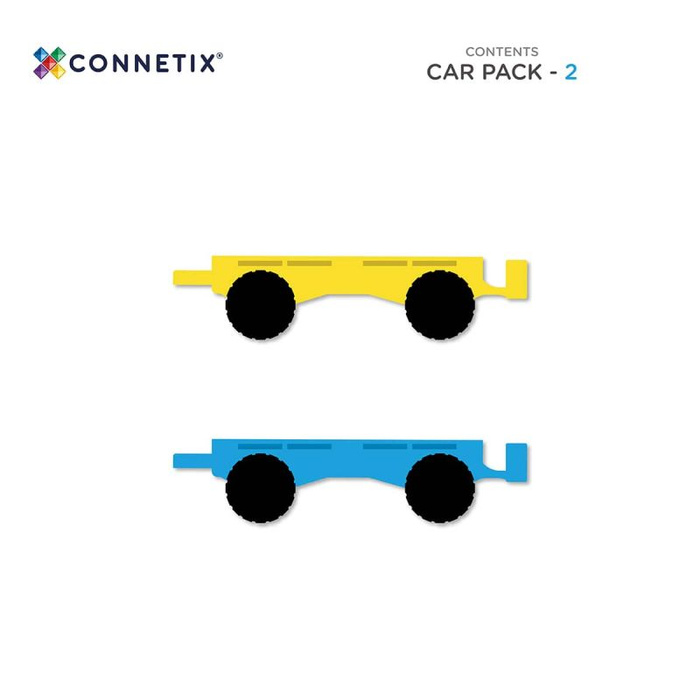 Klocki magnetyczne Rainbow Car Pack Connetix