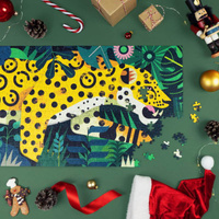 Puzzle panoramiczne Leopard 1000 el Gallery Djeco 