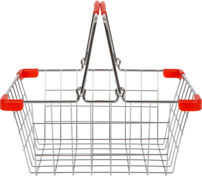 Metalowy koszyk na zakupy z akcesoriami Small Foot