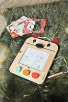 Drewniana tablica znikopis Wilk Louis Lilliputiens