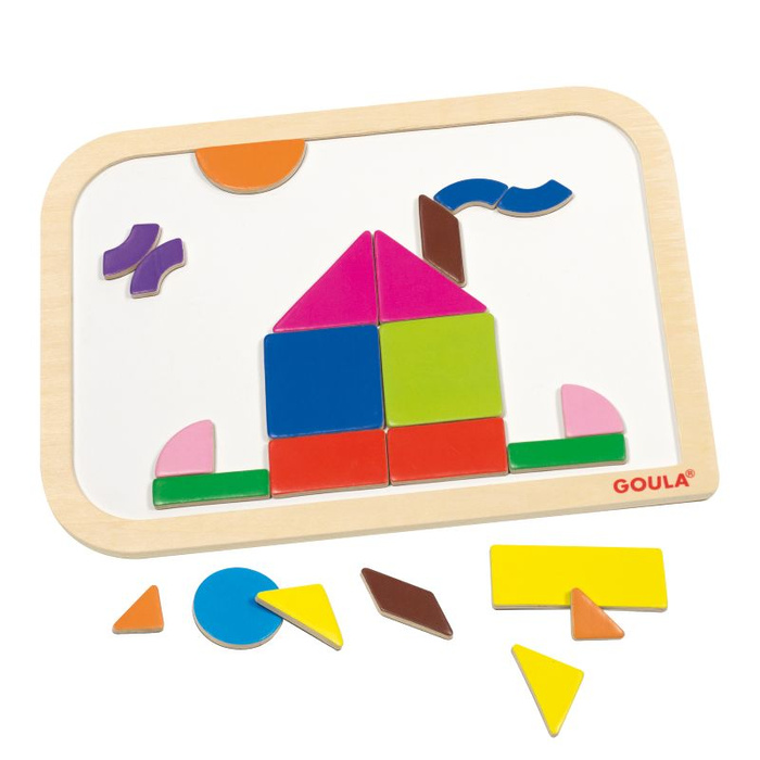 Układanka Magnetic Shapes Goula