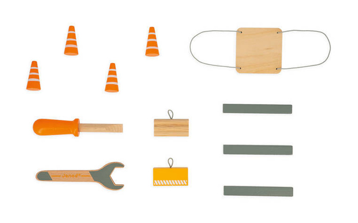 Dźwig z narzędziami do samodzielnego składania Janod