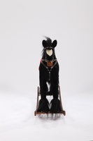 Koń na biegunach XL. Koń kary