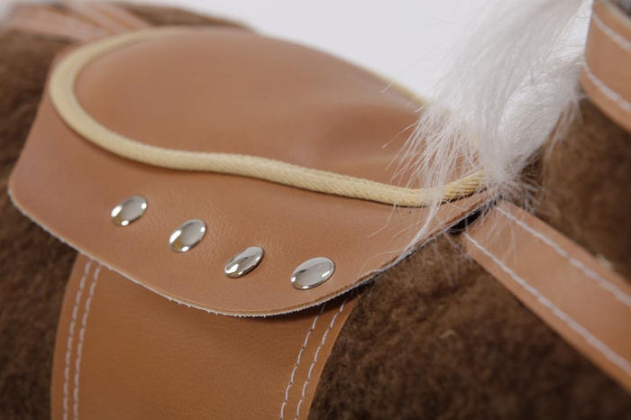 Koń na biegunach XL. Koń łaciaty