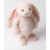 Króliczek z Kwiecistymi Uszami Pudrowy Róż Cherry 31 cm Jellycat