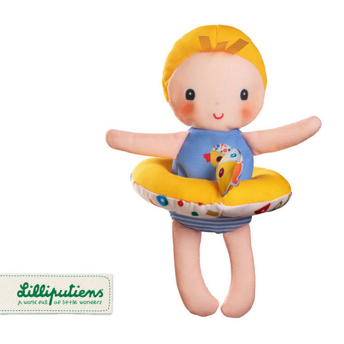 Laleczka z kółkiem do kąpieli wanny Gaspard Lilliputiens